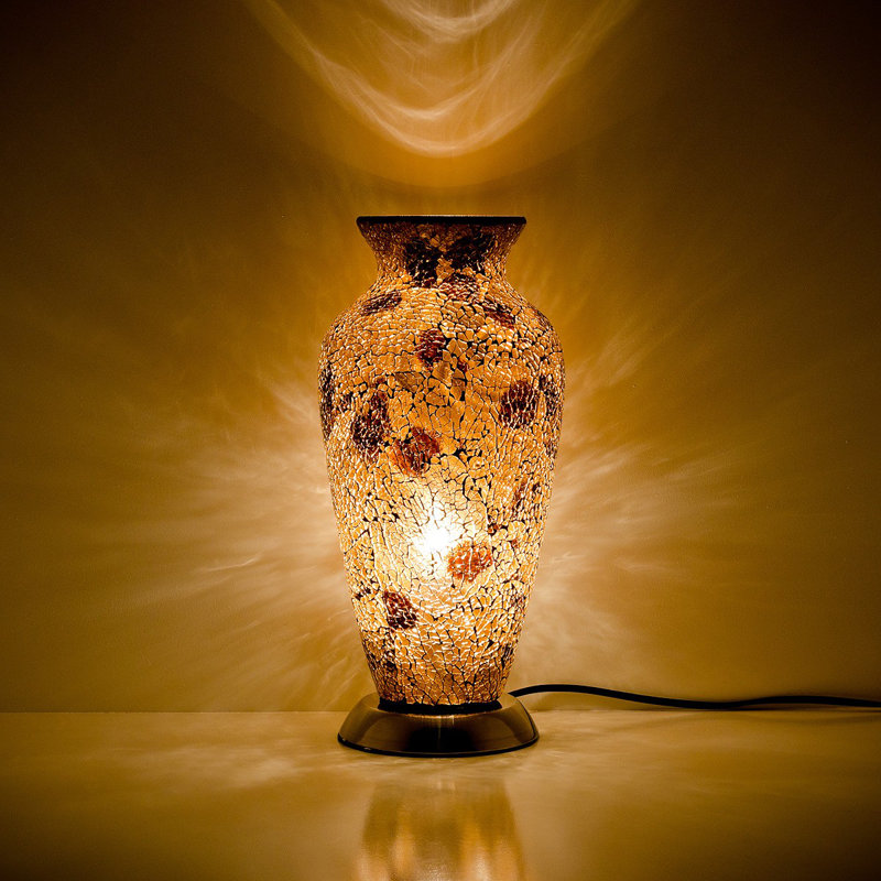 House Additions Mosaic 38cm Novelty Lamp & Reviews Wayfair.co.uk